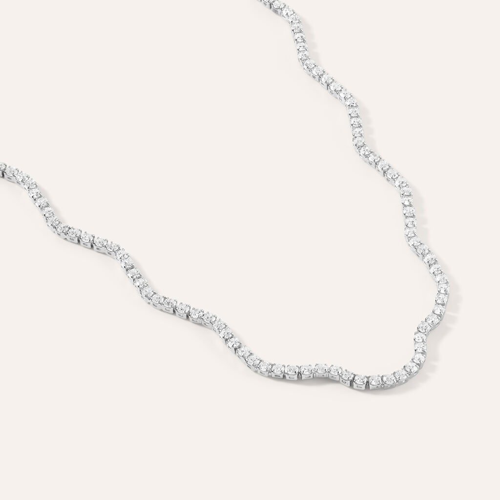 Collana Romantic Shine Ottone Cristallo