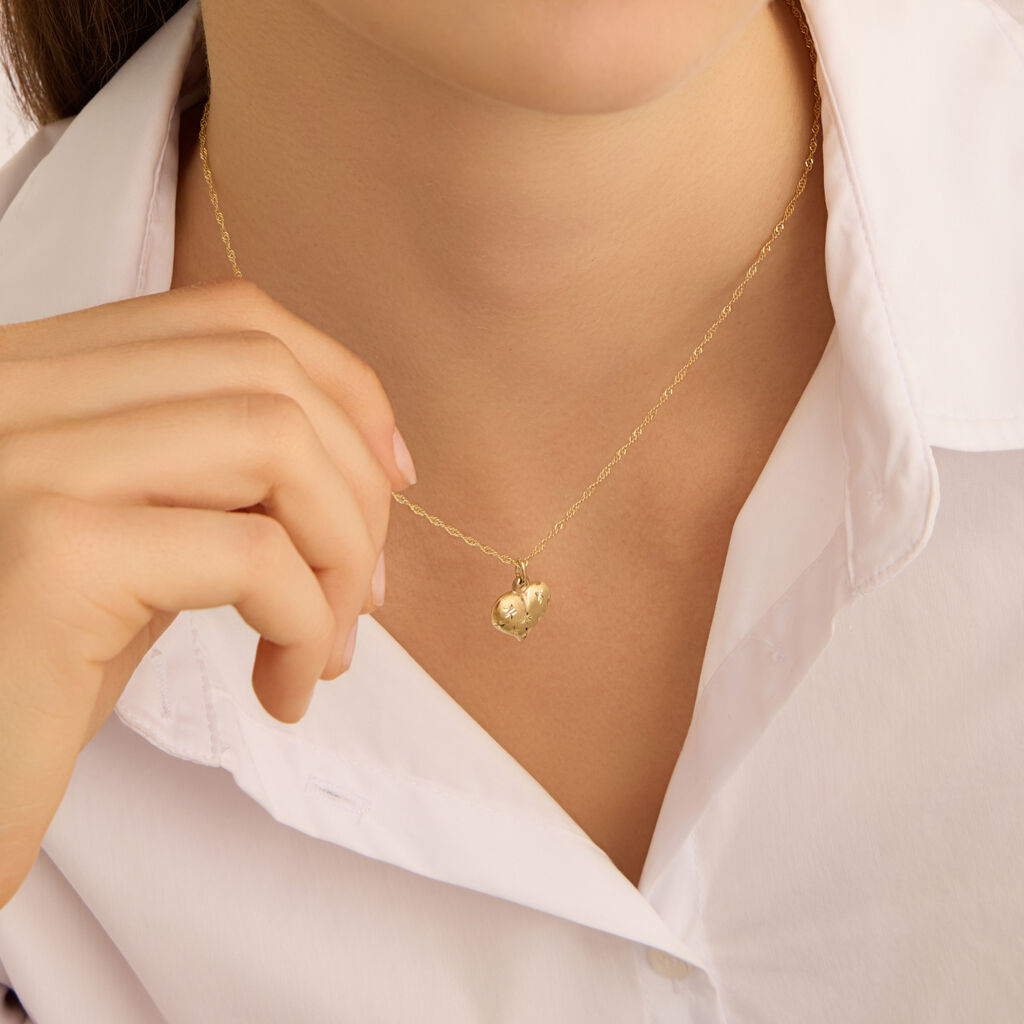 Pendente Poème Oro Giallo