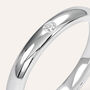 Fede Comoda 3 mm Oro Bianco Diamante