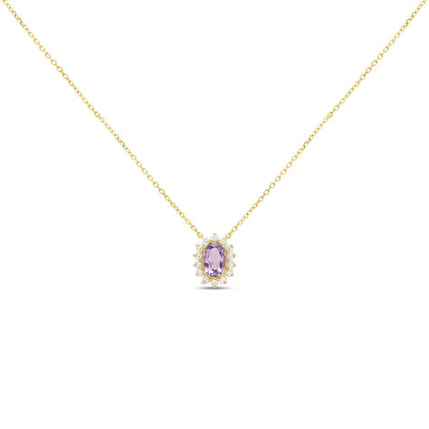 Collana Amélie Oro Giallo Ametista Cubic Zirconia - Collane Donna | Stroili