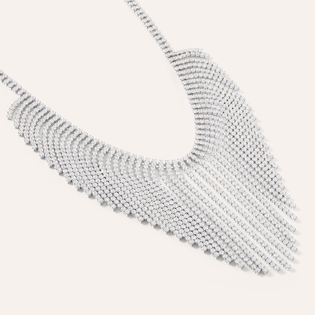 Collana Romantic Shine Metallo Cristallo