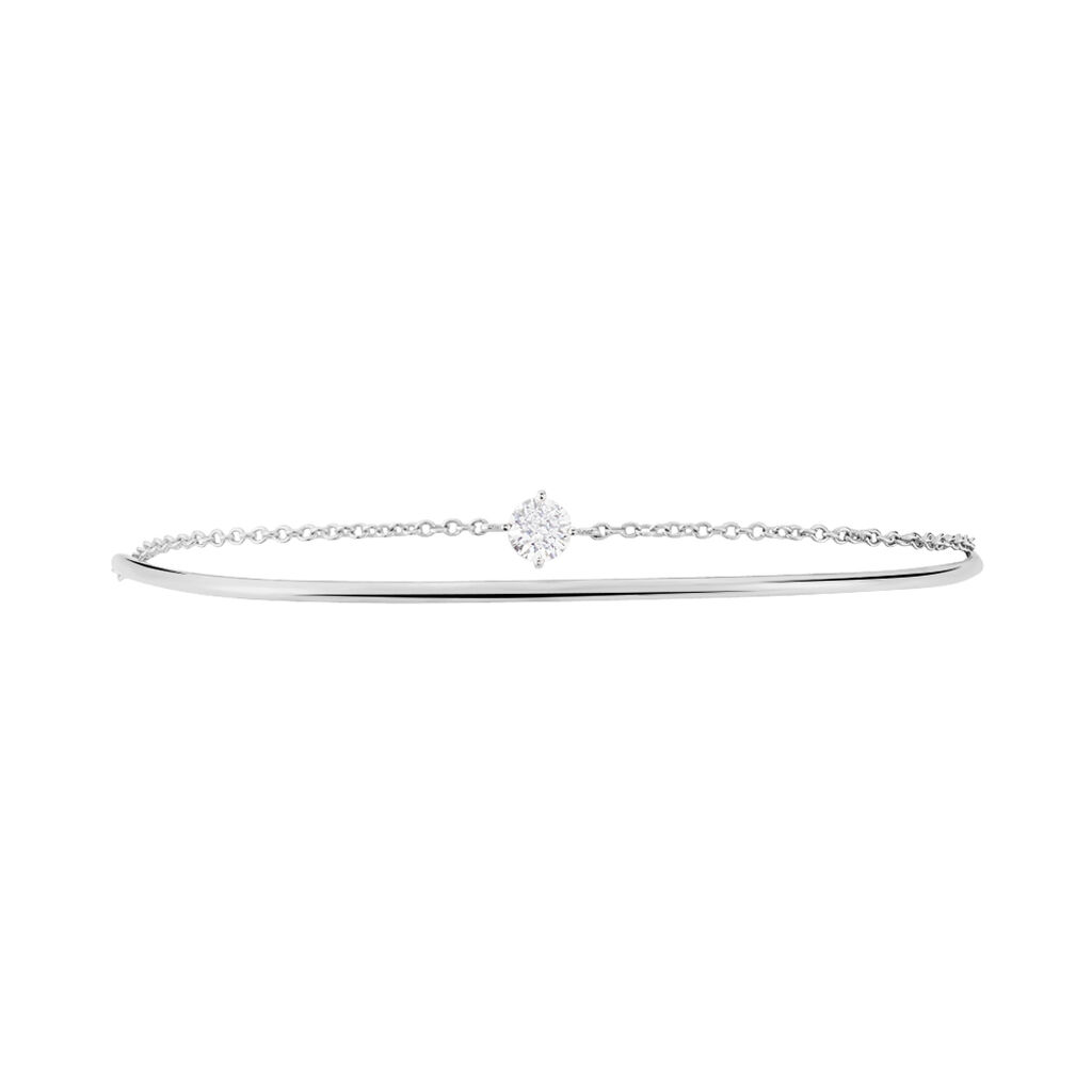 Bangle Silver Elegance Argento Rodiato Cubic Zirconia - Bracciali Rigidi Donna | Stroili