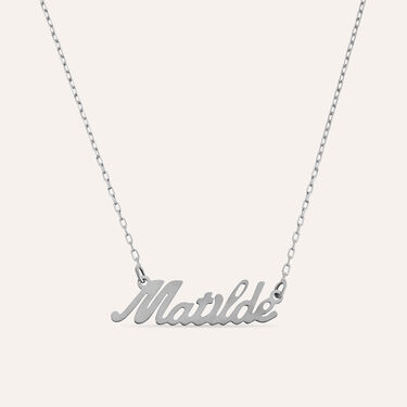 Collana Matilde Gold Names Oro Bianco