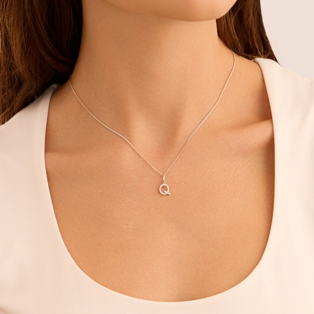 Pendente Sophia Oro Bianco Diamante