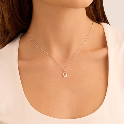 Pendente Sophia Oro Bianco Diamante - Ciondoli Donna | Stroili