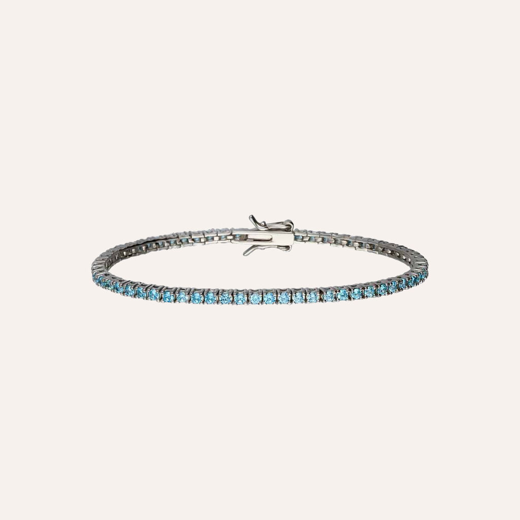 Bracciale Silver Rainbow Argento Rodiato Cubic Zirconia