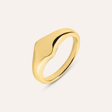 Anello Chevalier Silver Collection Argento Dorato
