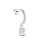 Mono Orecchino A Cerchio Silver Moments Argento Rodiato Cubic Zirconia