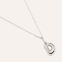 Pendente Love Beats Argento Rodiato