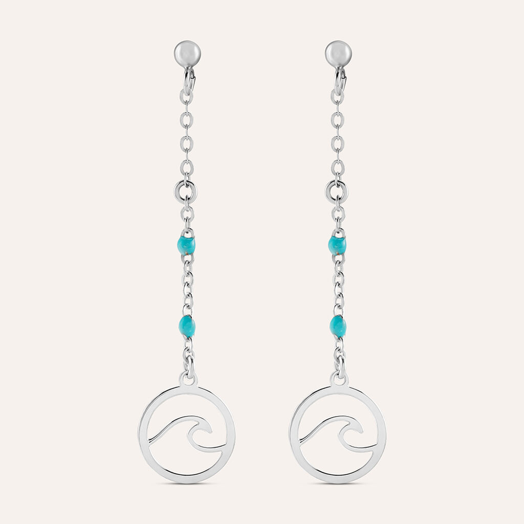 Orecchini Pendenti Silver Collection Argento Rodiato Pietra sintetica