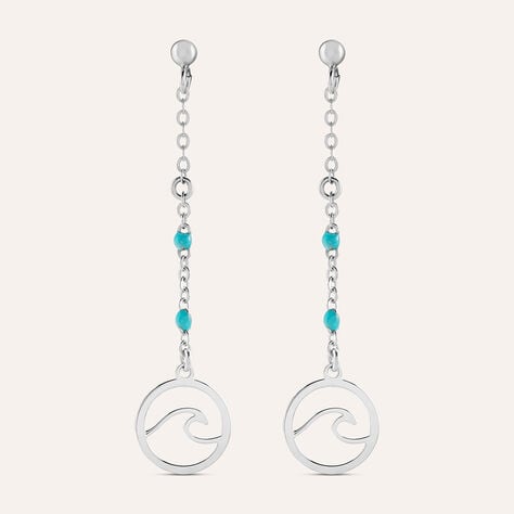 Orecchini Pendenti Silver Collection Argento Rodiato Pietra sintetica - Orecchini Pendenti Donna | Stroili