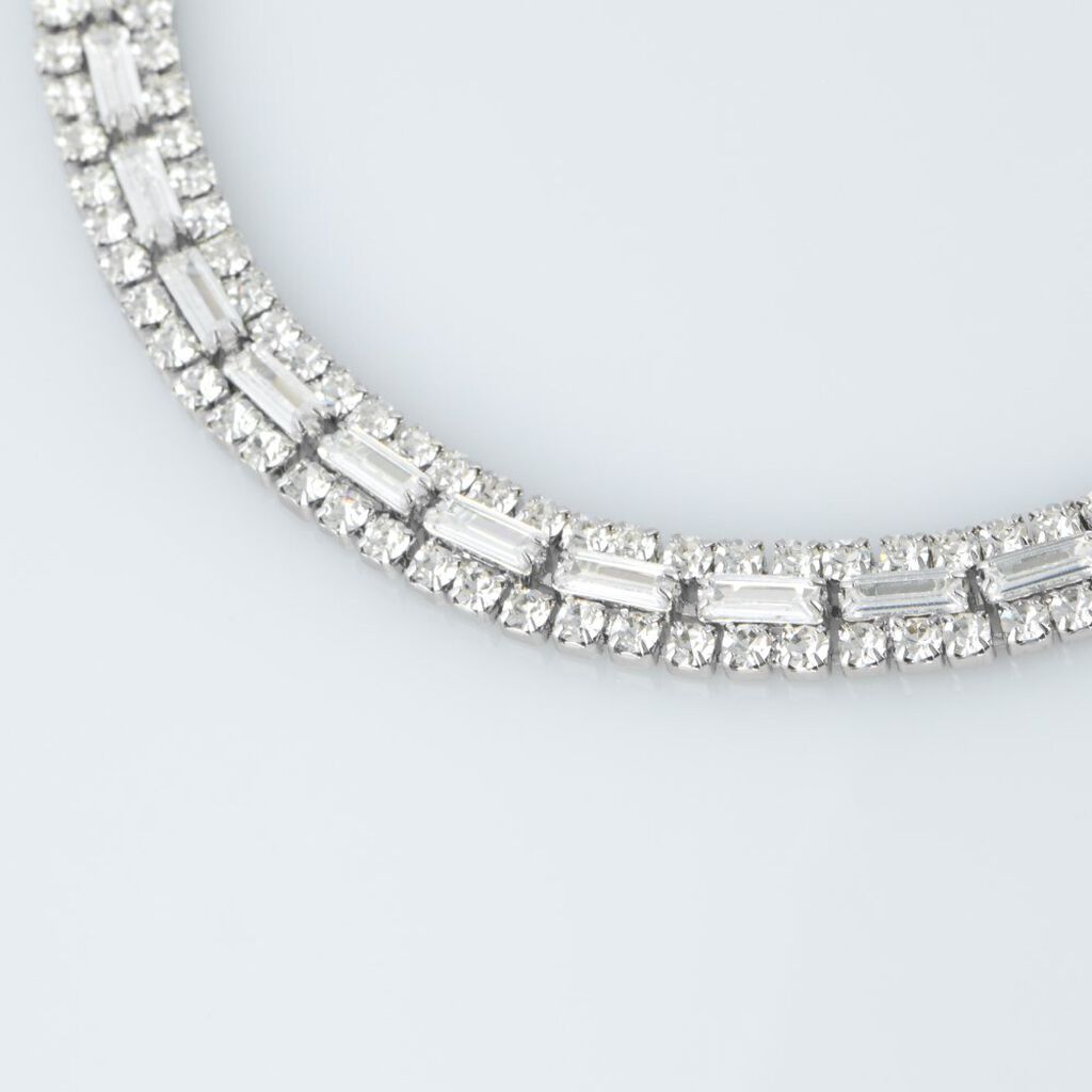Collana Tennis Romantic Shine Metallo Cristallo - Collane Choker Donna | Stroili