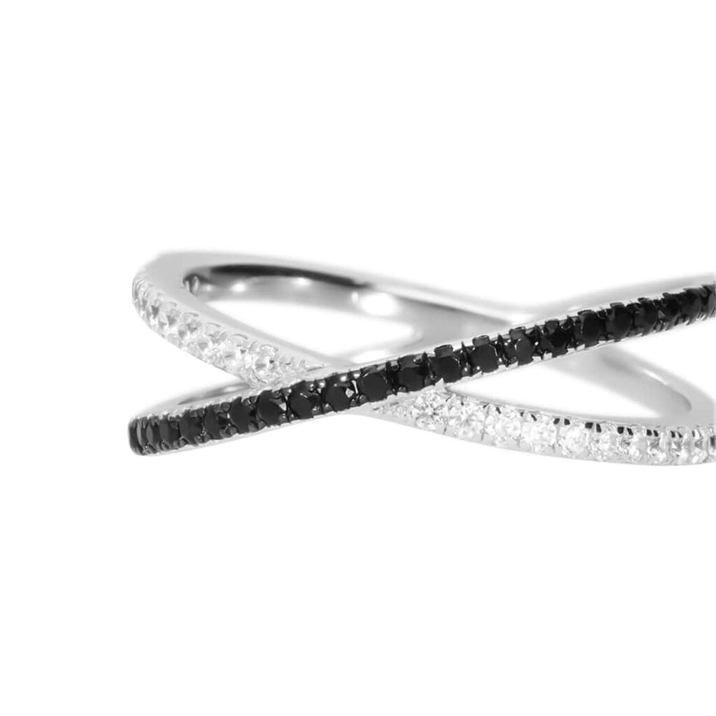 Anello Fantasia Silver Shine Argento Rodiato Cubic Zirconia - Anelli con Pietre Donna | Stroili