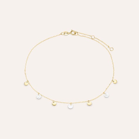 Cavigliera Beverly Oro Giallo Madreperla - Cavigliere Donna | Stroili