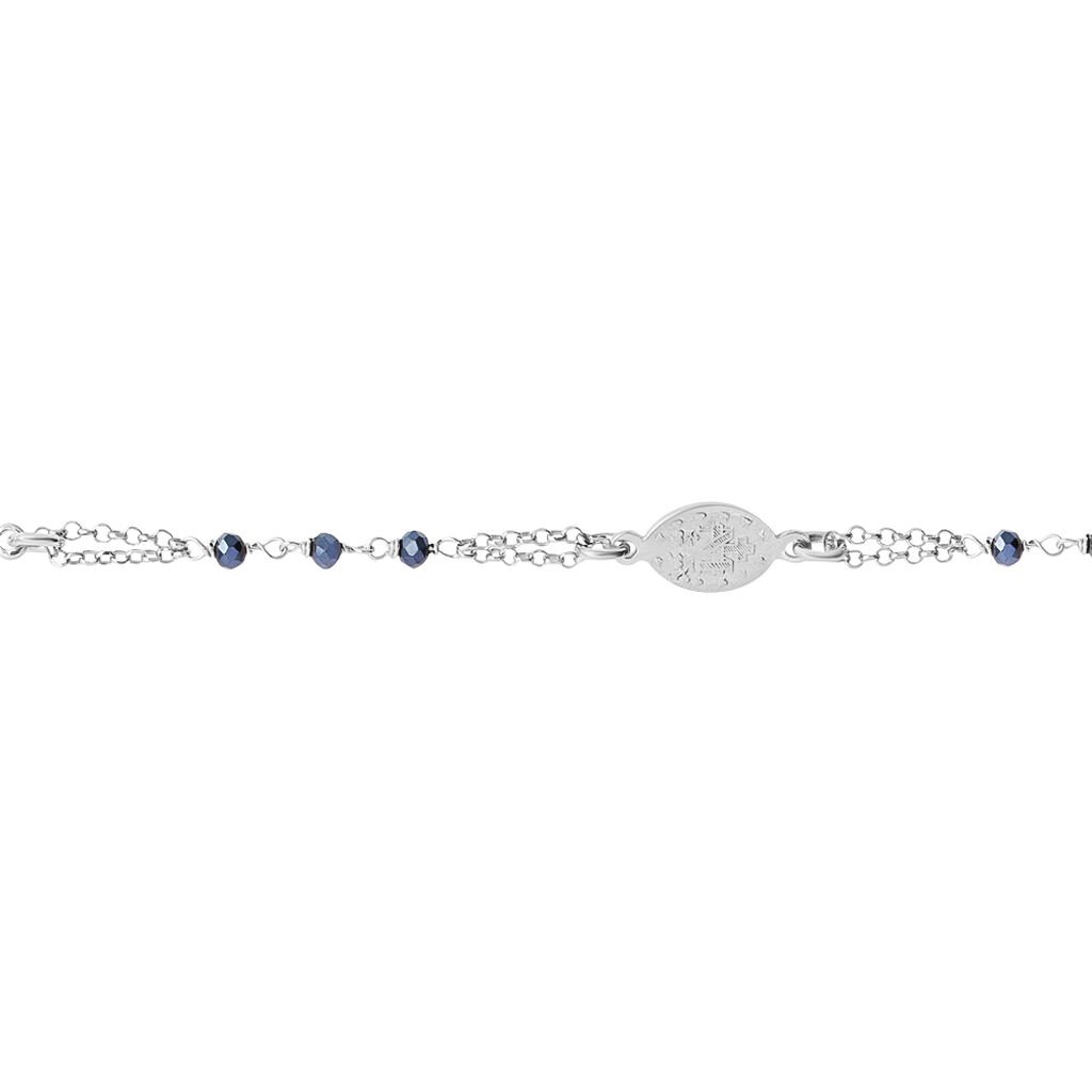 Bracciale Rosario Silver Soul Argento Rodiato Cristallo - Bracciali con Rosario Donna | Stroili