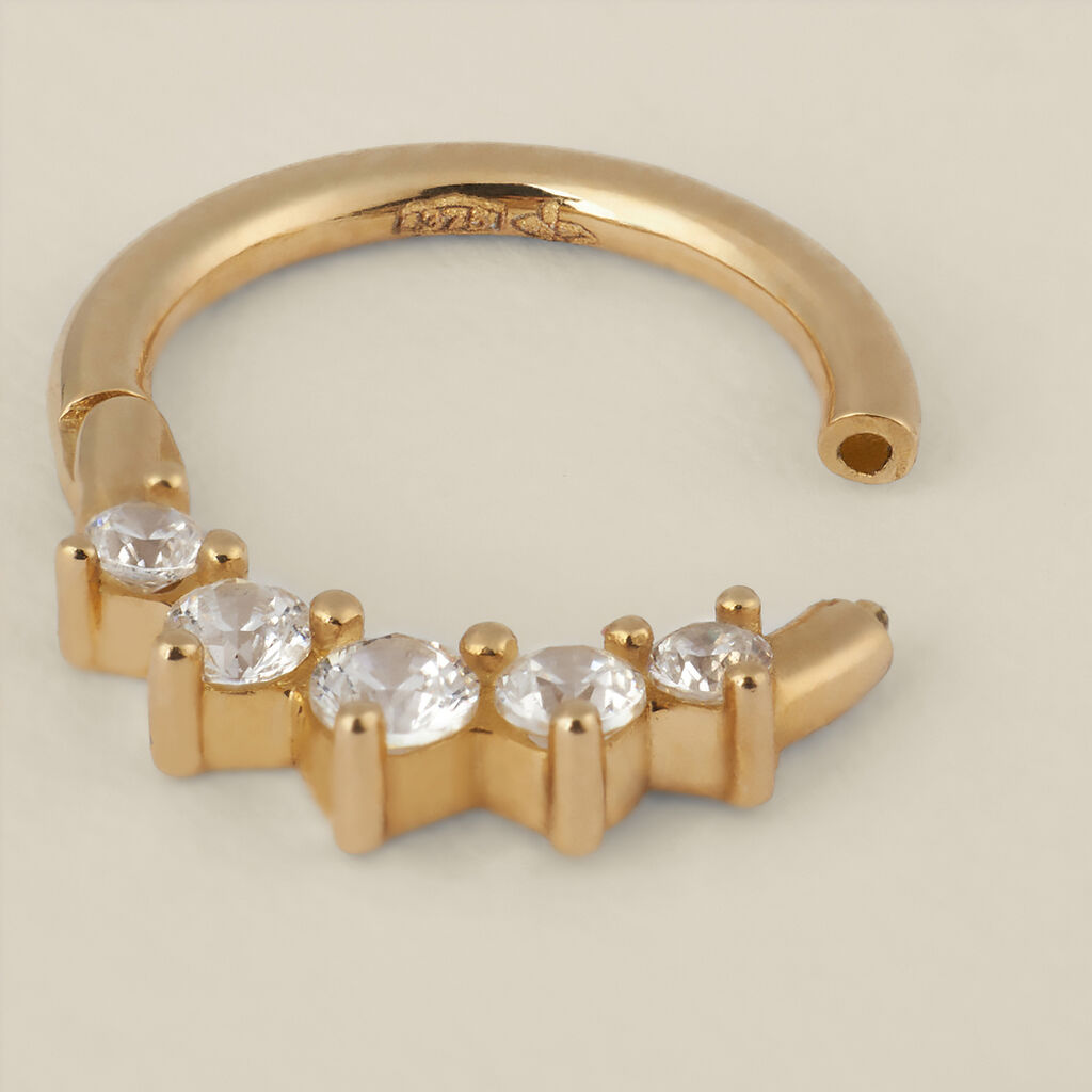 Piercing Orecchio Daith Bon Ton Oro Bianco Cubic Zirconia - Piercing Orecchio Donna | Stroili