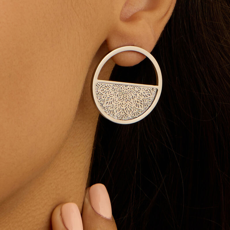 Orecchini Lobo Aura Acciaio - Orecchini a Lobo Donna | Stroili