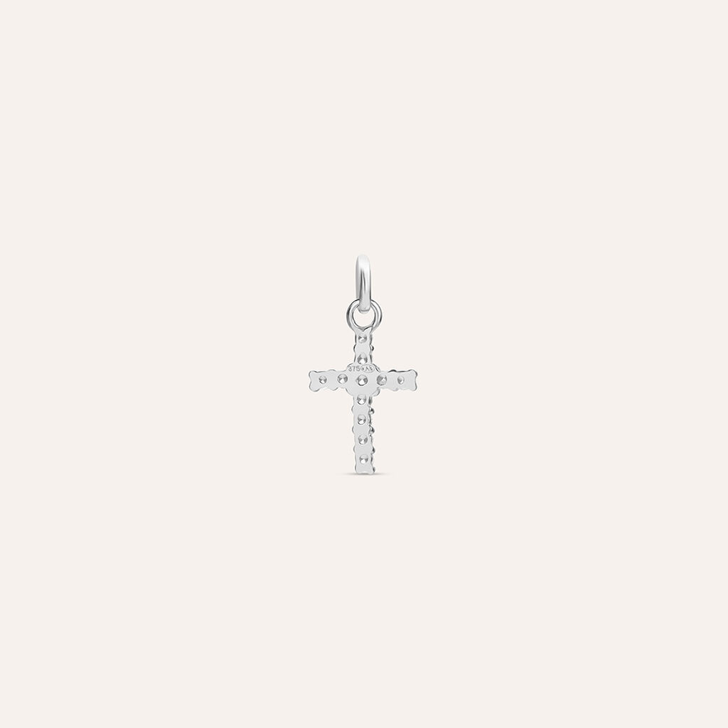 Pendente Holy Oro Bianco Cubic Zirconia - Ciondoli Donna | Stroili