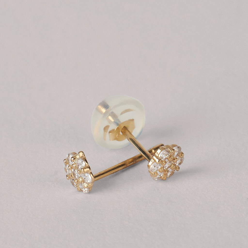 Orecchini Lobo Bon Ton Oro Giallo Cubic Zirconia - Orecchini a Lobo Donna | Stroili