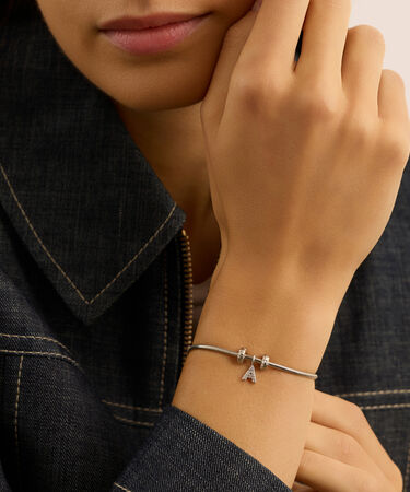 Pendente Love Beats Argento Rodiato Cubic Zirconia