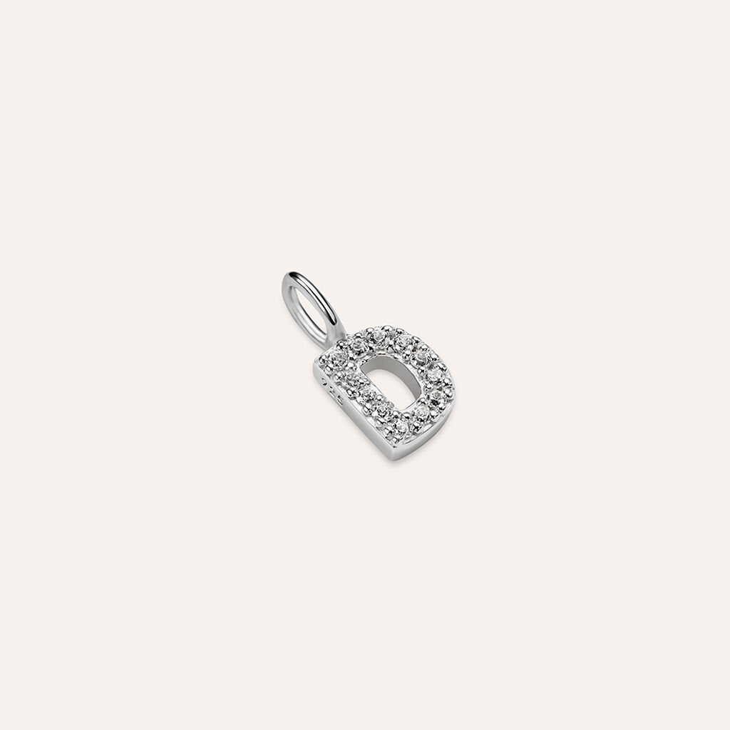 Pendente Love Beats Argento Rodiato Cubic Zirconia - Ciondoli Donna | Stroili