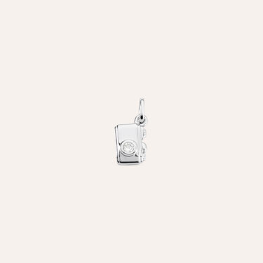 Pendente Love Beats Argento Rodiato Cubic Zirconia