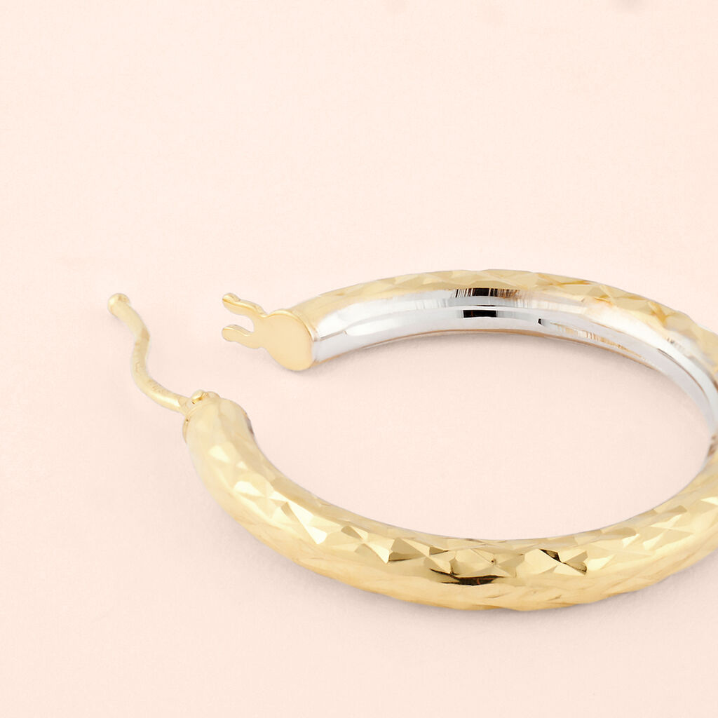 Orecchini A Cerchio Toujours Oro Bicolore - Orecchini a Cerchio Donna | Stroili