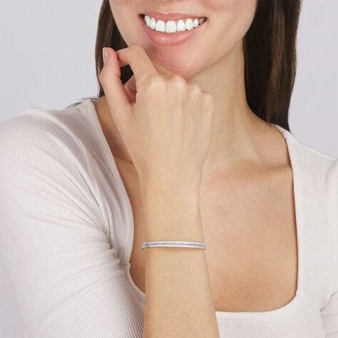 Bangle Romantic Shine Metallo Cristallo - Bracciali Rigidi Donna | Stroili