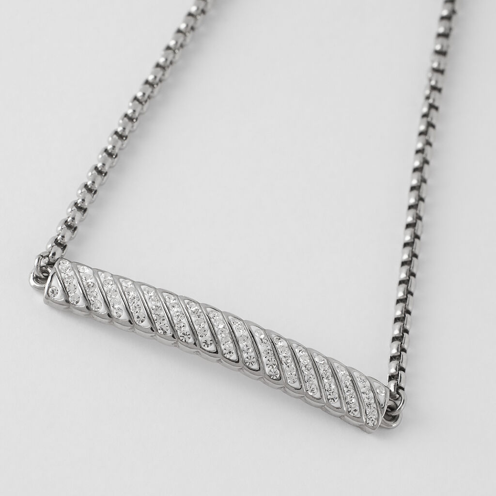 Bracciale Aura Acciaio Cristallo