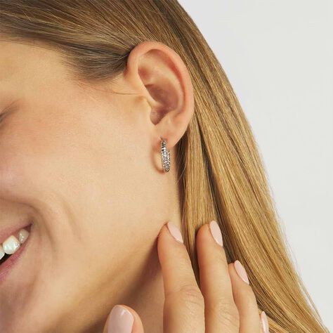 Orecchini A Cerchio Lady Code Acciaio - Orecchini a Cerchio Donna | Stroili