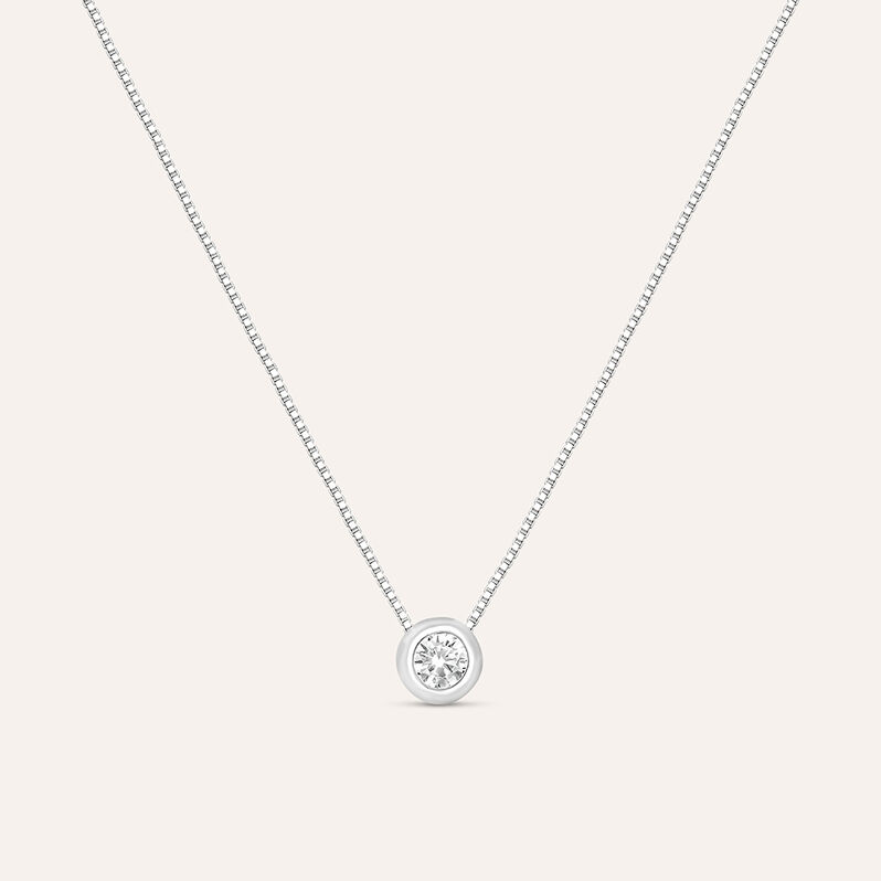 Collana Punto Luce Silver Elegance Argento Rodiato Cubic Zirconia - Collane Punto Luce Donna | Stroili