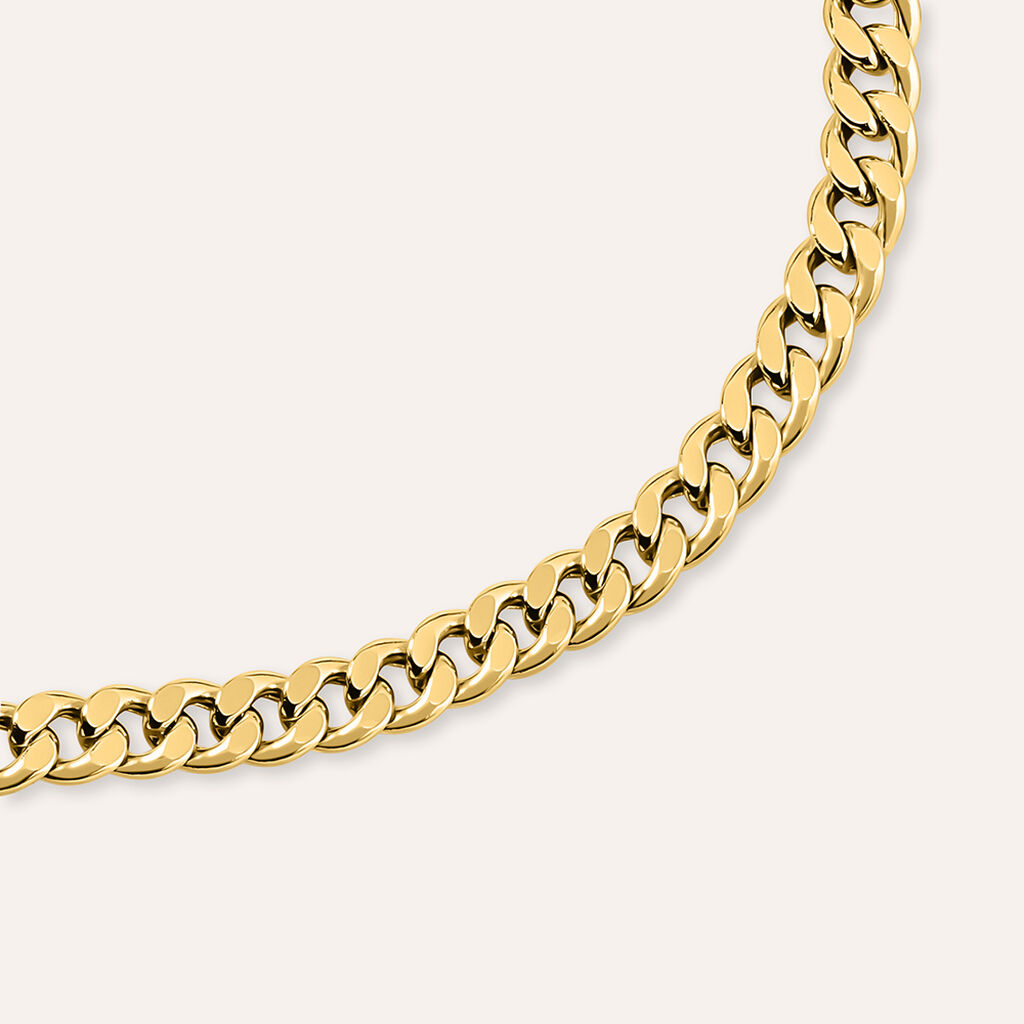 Bracciale Catena Oro Uomo Oro Giallo