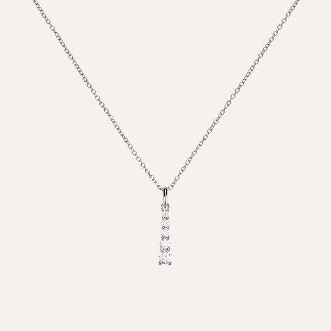 Collana Silver Elegance Argento Rodiato Cubic Zirconia - Collane Donna | Stroili