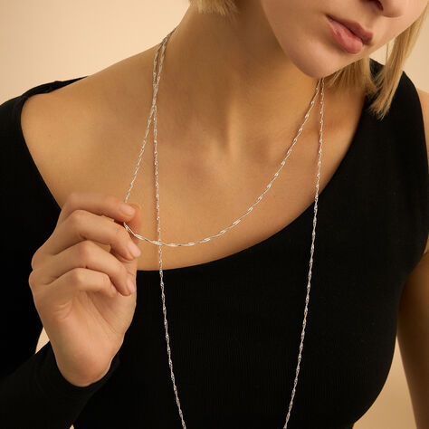 Catenina Silver Collection Argento Rodiato - Collane Catena Donna | Stroili