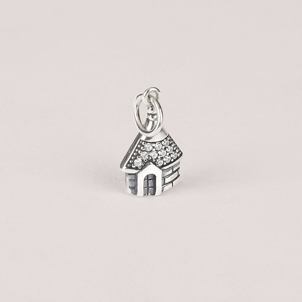 Pendente Saluti&Baci Trullo Love Beats Argento Rodiato Cubic Zirconia - Ciondoli Donna | Stroili