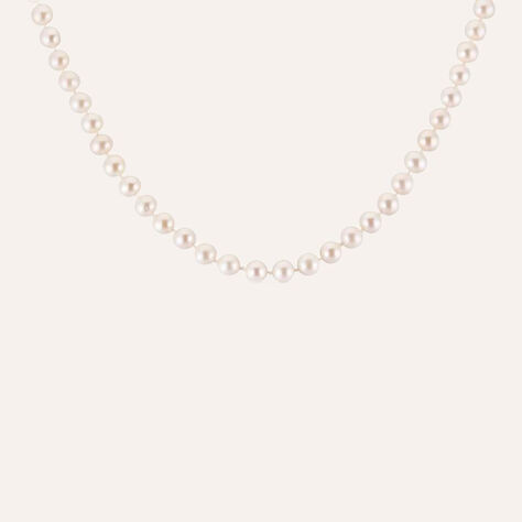 Collana Gabrielle Oro Giallo Perla D'Acqua Dolce - Collane Donna | Stroili