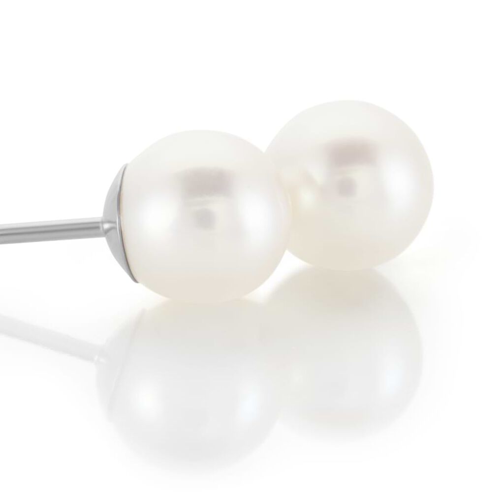 Orecchini Lobo Gabrielle Oro Bianco - Orecchini a Lobo Donna | Stroili