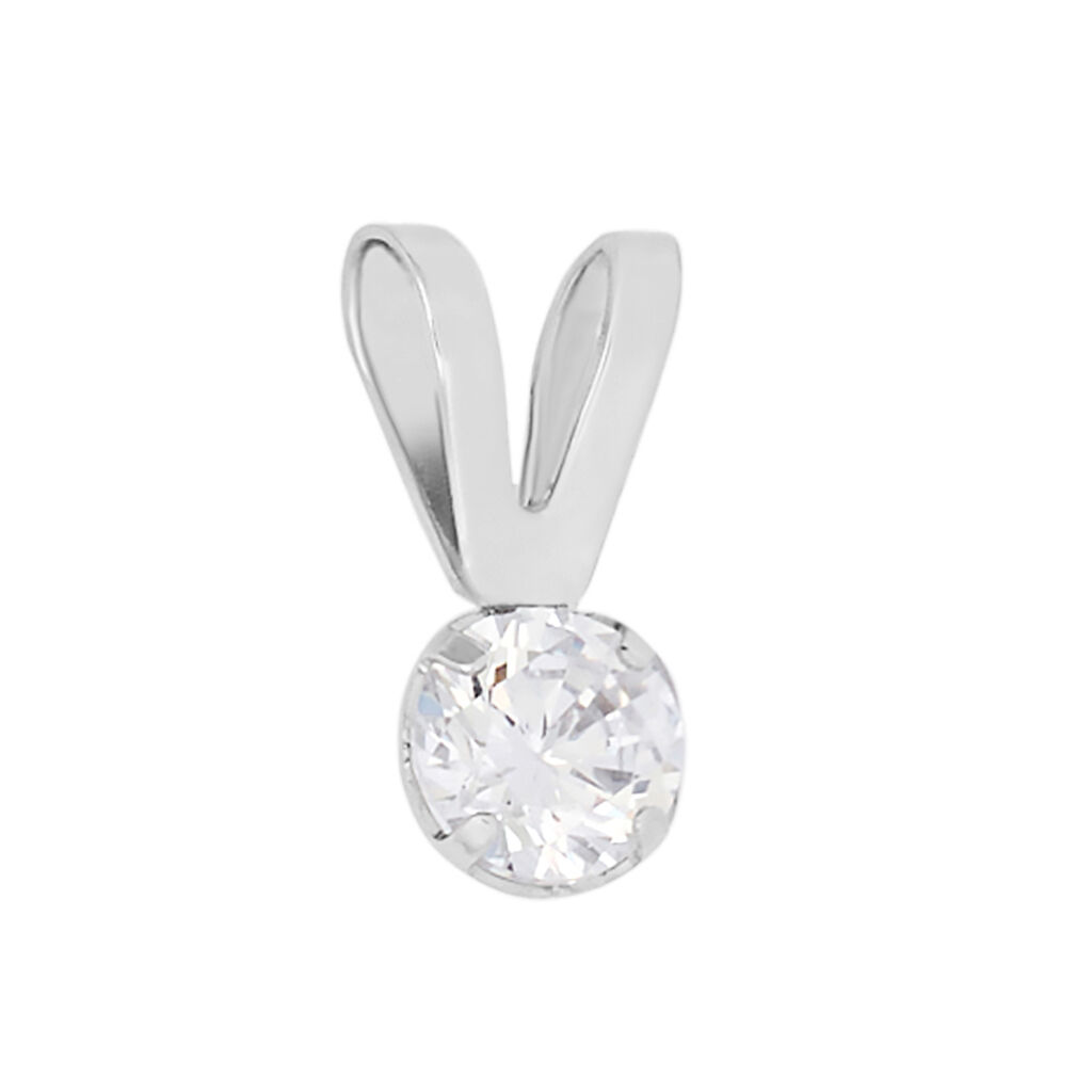 Pendente Punto Luce Poème Oro Bianco Cubic Zirconia - Ciondoli Donna | Stroili