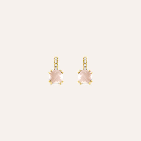 Orecchini Lobo Punto Luce Amélie Oro Giallo Quarzo Cubic Zirconia - Orecchini a Lobo Donna | Stroili