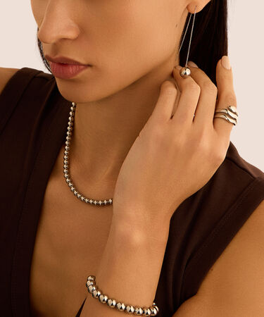 Anello Fascia Moonlight Acciaio