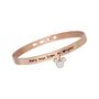 Bangle Lady Message Acciaio Rosato Disney e Cristalli