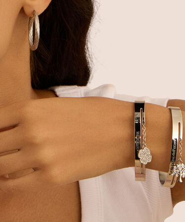Bangle Sunrise Acciaio Cristallo
