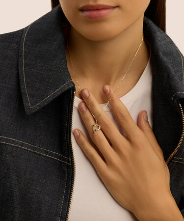 Pendente Claire Oro Giallo Cubic Zirconia