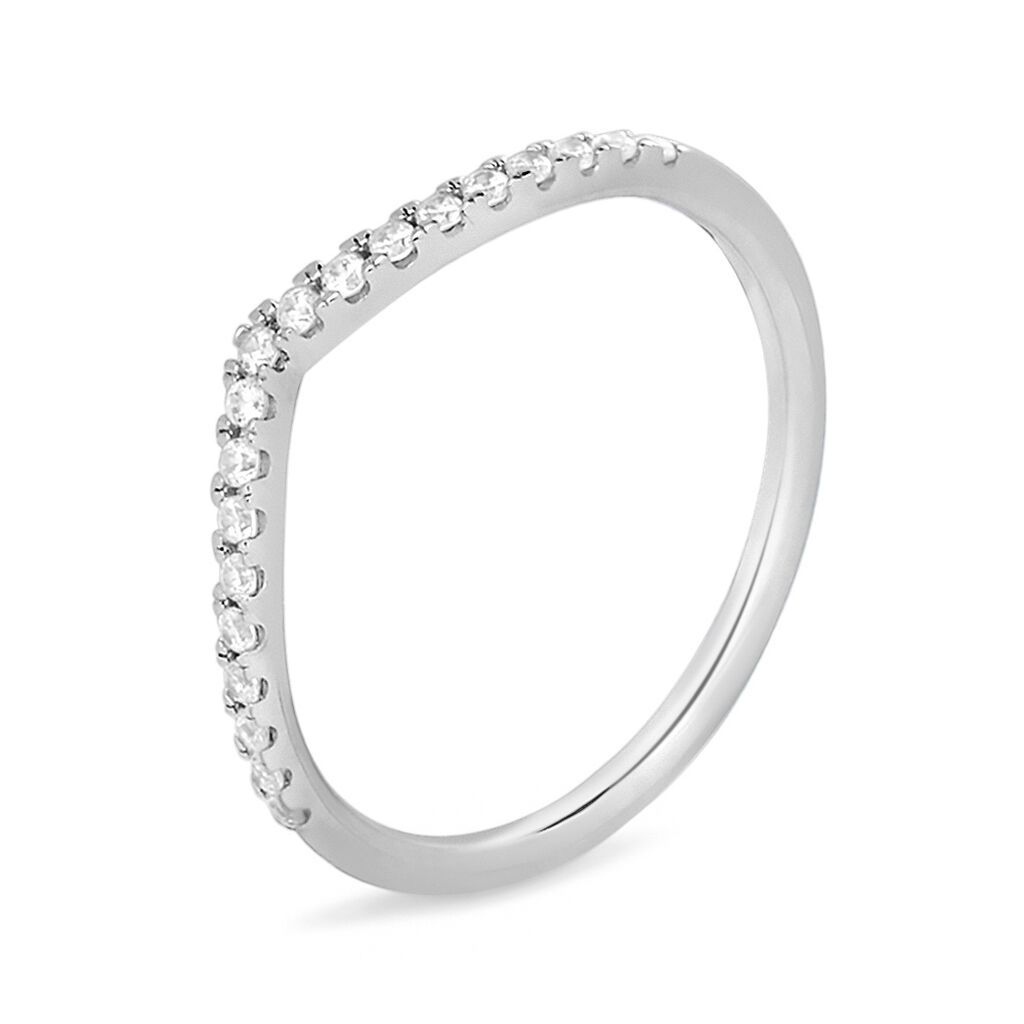 Anello Fantasia Silver Shine Argento Rodiato Cubic Zirconia - Anelli con Pietre Donna | Stroili