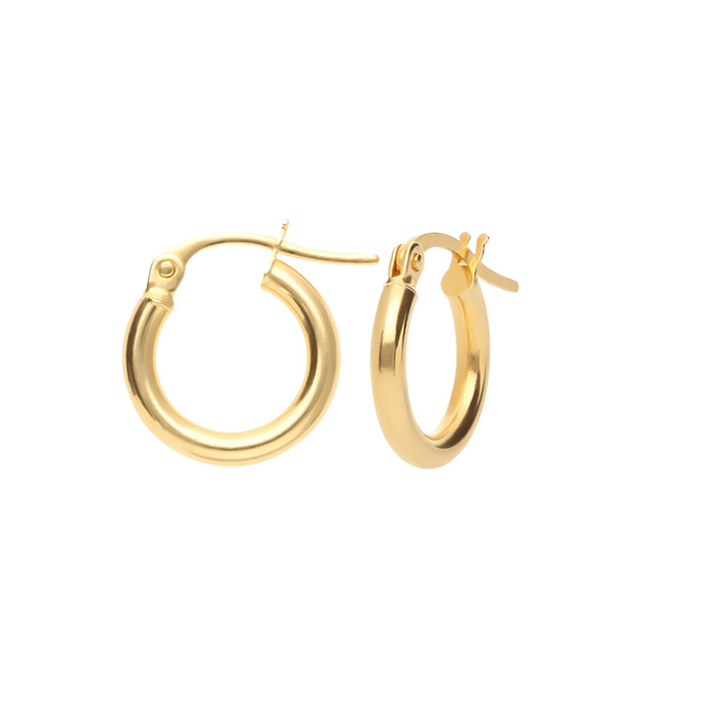 Orecchini A Cerchio Gold Essence Oro Giallo - Orecchini a Cerchio Donna | Stroili
