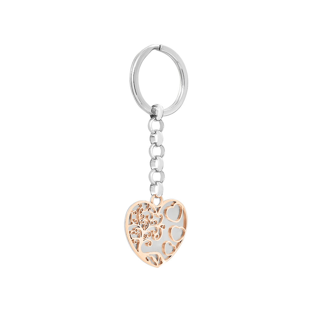 Portachiavi Lady Shine Acciaio Bicolore - Portachiavi Donna | Stroili