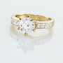 Anello Golden Dream Placcato Oro Giallo Cubic Zirconia