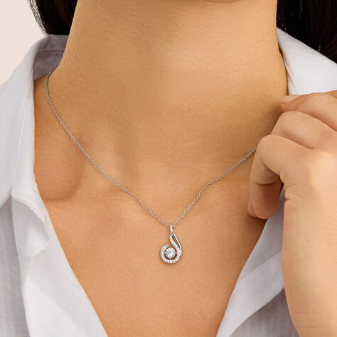 Collana Silver Elegance Argento Rodiato Cubic Zirconia - Collane Donna | Stroili