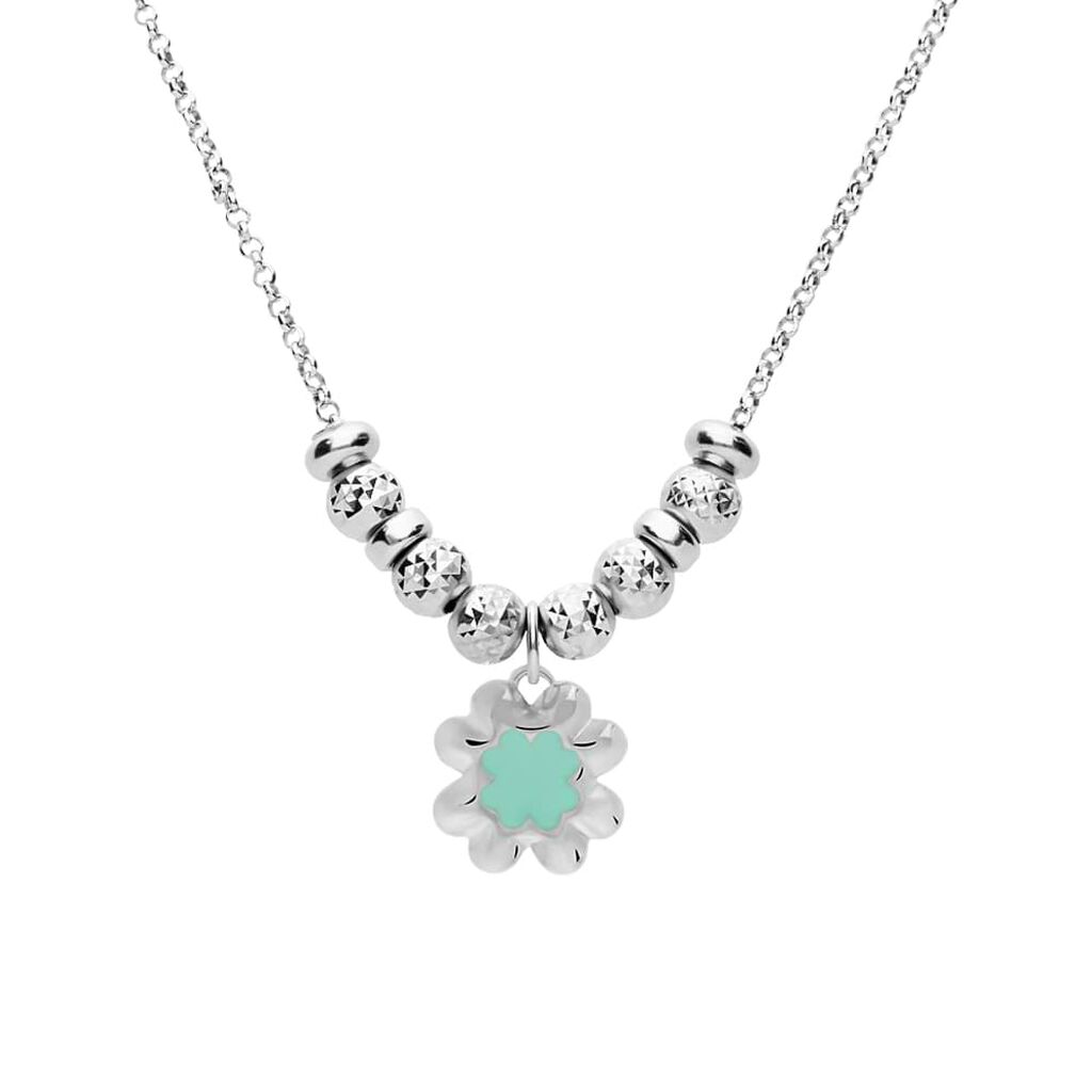 Pendente Love Beats Argento Bianco