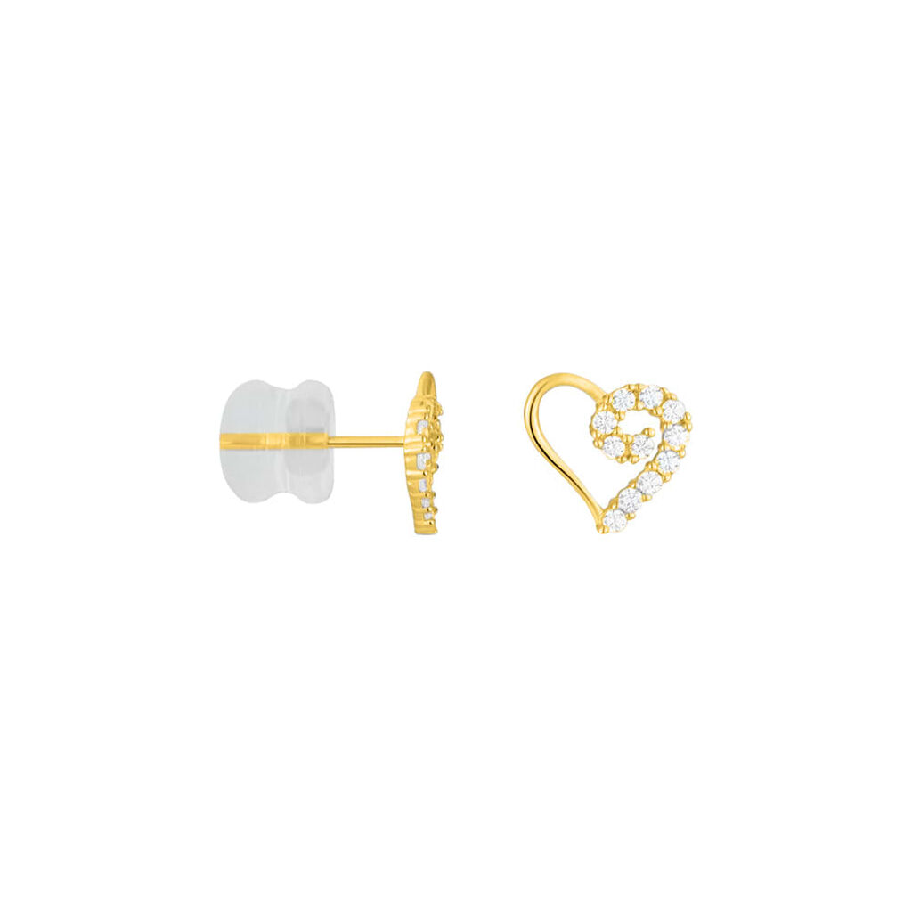 Orecchini Lobo Bon Ton Oro Giallo Cubic Zirconia - Orecchini a Lobo Donna | Stroili